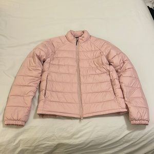 Everlane light pink puffer